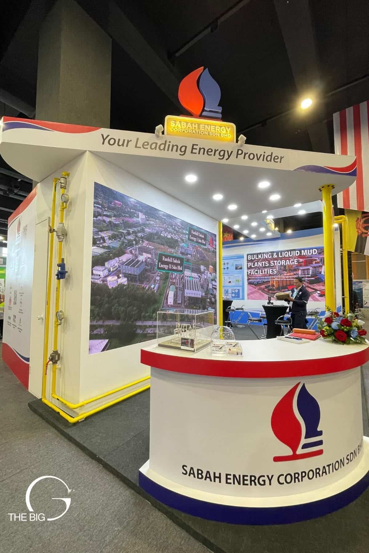 Custom booth design at Sabah International Expo